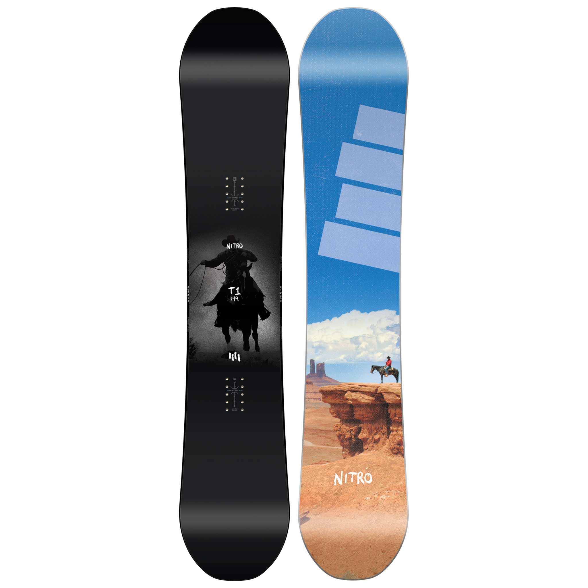 The 2025 Nitro T1 Snowboard - Legendary Freestyle Cowboy! – Nitro Snowboards