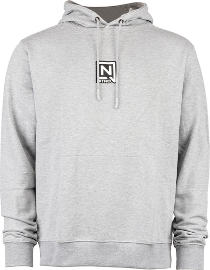 Nitro Logo PO Hoodie Heather Grey (front)