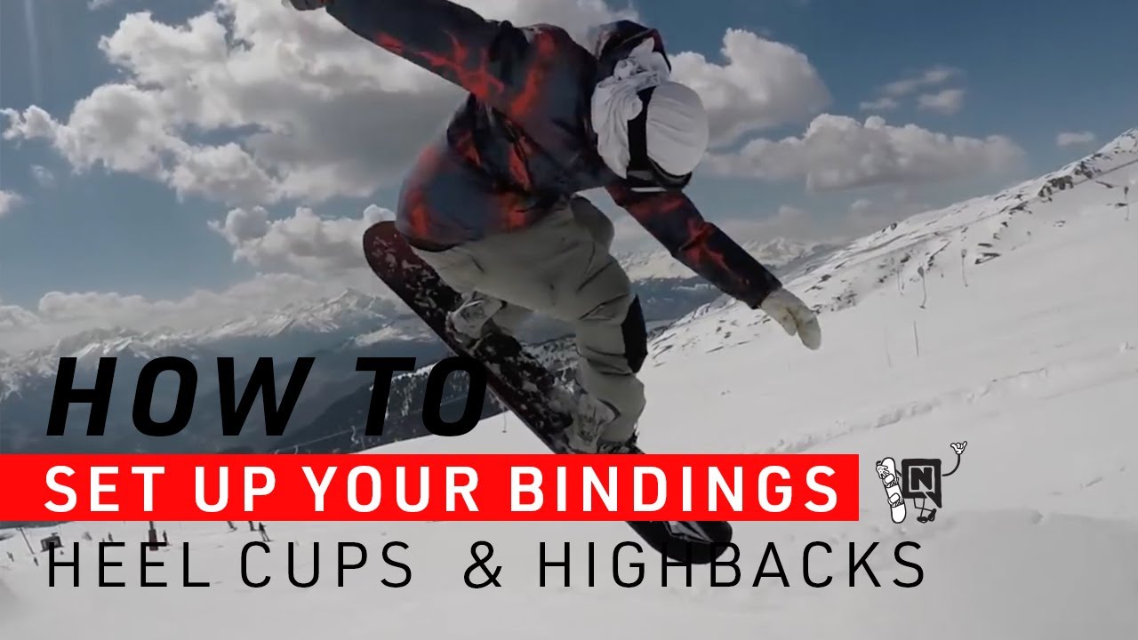 Cargar video: How To Adjust Your Snowboard Binding Heel Cups and Highbacks