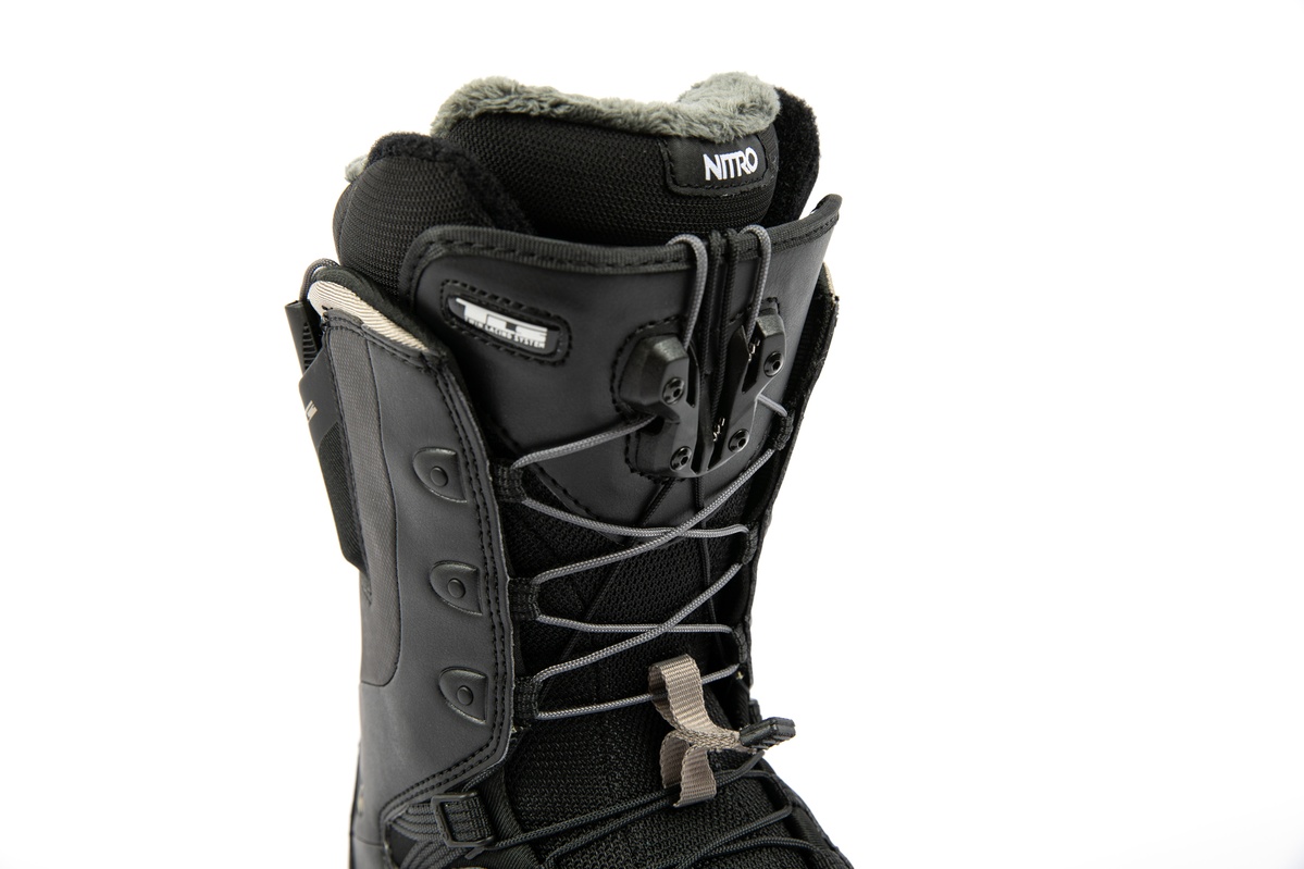 Nitro Snowboards Women's Crown TLS '21 All Mountain Freeride Freestyle Quick Lacing System Boot Snowboard Boot 