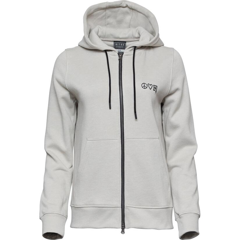 Peace-Love-Nitro Zip Hoodie | Nitro Snowboards